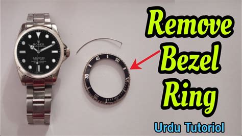 rolex oyster bezel removal